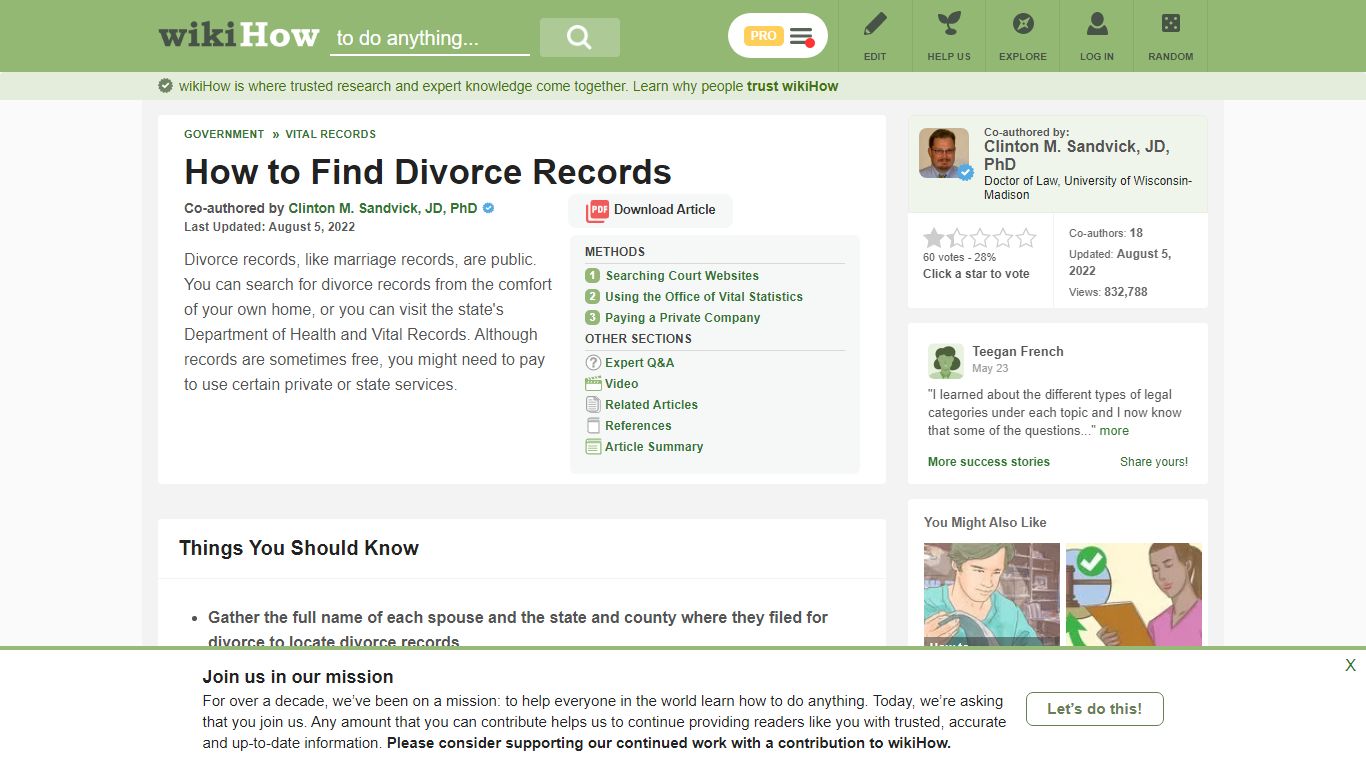 3 Ways to Find Divorce Records - wikiHow